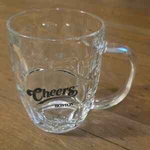 Cheers Boston Clear Glass Mug. 16oz